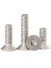 304 A2 Stainless Steel DIN7991 Hexagon Hex Socket Head Flat Countersunk Allen Bolt Screw M8*40