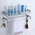 Import 304 Stainless Steel Bathroom Shower Corner Shelf  Bath Rack Glass Corner Shelf Design from China