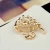 Import 3.8 x 2.8 cm 12g Vintage Bird Lover Swan Crystal Jewelry Brooch Broach from China