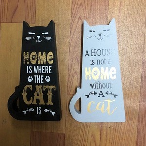 3DCat shaped craft table display customized letter and color gift for someone who love cat  home decoration