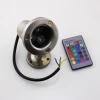 3w submersible pool multi color led light underwater with IR remote control