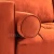 Import 4 Seater Right Hand Facing Chaise Cotton Velvet L Shaped Sofa End Corner Sofa Burnt Orange Modern Living Room Sofa Fabric from China