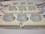 45 Degree Side Light 3W LENS 3 Chips 2835 LED Module for Double Side Emitting Light Box
