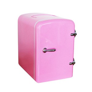 4L skin care insulin cosmetic cooler office hotel pink home refrigerators mini car fridge for bedroom