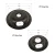 Import 4PK Black Stove Drip Pan Bowl Stamping Production Compatible with Whirlpool 2PC 6in & 2PC 8in Burner Drip Pan Sets from China