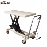 500kg Manual Platform Hydraulic Scissor Lift Table