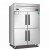 500L New Style stainless steel 2door upright freezer