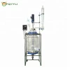 50L 100L Adding Condenser and Constant Pressure Funnel Chemical Jacketed Glass Reactor For Lab