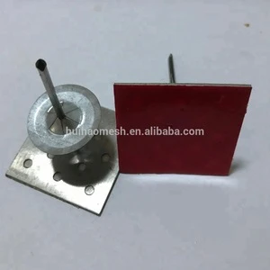 50mm base self stick insulation hangers with round speed washers