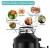 Import 550W 8KG food garbage processor disposal crusher food waste disposer Stainless steel Grinder material kitchen sink from China