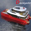 55ft 17.2m fiberglass alloy fishing boat big luxury yacht Cabin Cruiser Yacht Luxury Boat Model for sale