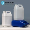 5L plastic jerry can HDPE 5 litre chemical liquid container with screw lid 5KGS plastic bucket barrel customized
