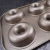 Import 6 Cups Muffin mold Cake Metal Cupcake Mold Non-Stick Donut round baking pan from China