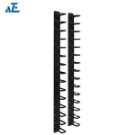 6-ft. (1.8 m) Vertical Cable Manager -  Flexible Ring Type & Tool-less Mount -server rack cable management
