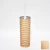 6 Pieces Copper Transparent Line Fancy Round Shaped Bathroom Accessories Set