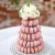 Import 6 Tiers Round Plastic Macaron Dessert Pastry Tower Cake tools Display Stand Display Racks and Stands for Party and Celebration from China