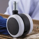 60mm nylon and PU furniture office chair locking casters