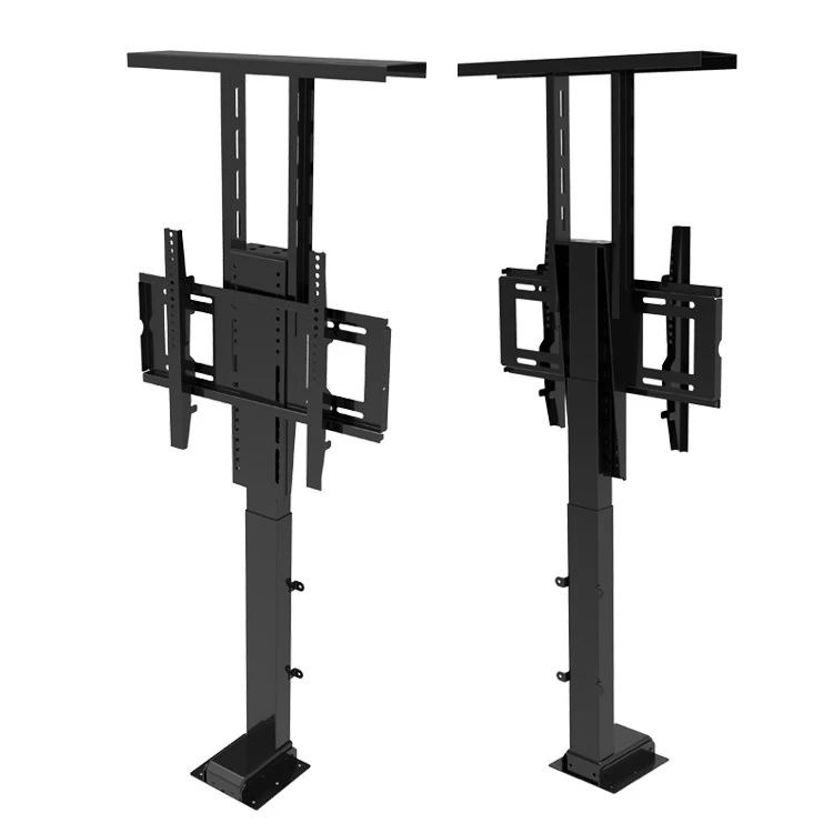 65inch 55inch Size Pop Up Tv Lift 650mm 900mm 700mm Motorised Drop Down System Tv Lift Motorized