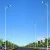 Import 6M-12M HDG Street lighting pole with single/double bracket from China