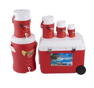 6pcs Fishing cooler box and kettle set