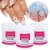 Import 75g Acrylic Powder Clear Pink White Nail Crystal Powder 3D Acrylic Nails Tips Extension Builder Polymer for Nail System from China