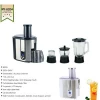 800W 4 in 1 Multifunctional Stainless Steel Smoothie Maker &amp; Juice Extractor with 1.5L Glass Jug Blender, Chopper &amp; Grinder