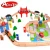Import 80pcs toys for kids "8" figure wooden railway track train set from China
