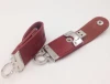 8GB Leather USB Flash  Memory  for Promotion Gift