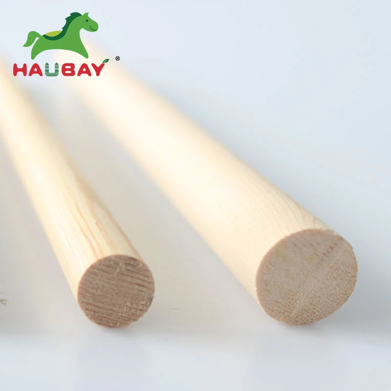 915*10 smooth pine dowel for making wood crafts