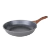 9.4-inch (24cm)  Non-stick Frying Pan Medical Stone Material Pfoa-free Coating from Germany Lightweight and Durable Grey