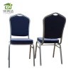 A China best supplier stacking banquet chair for hotel furniture with blue color