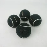 A Set of 4 Black Color Chair Tennis Balls cut tennis ball  bulk pre-cut tennis ball