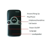 A3 Solar Bluetooth Handsfree Car Kit Speakerphone