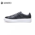 ABINITIO China Wholesale Custom Fashion Men Cow Leather Casual Shoes