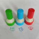ABS material motivation colorful customized teacher self-inking stamps for teacher supplies