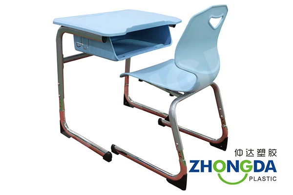 ABS/PP/cheap school classroom furniture design adjustable height single children student desk and chair