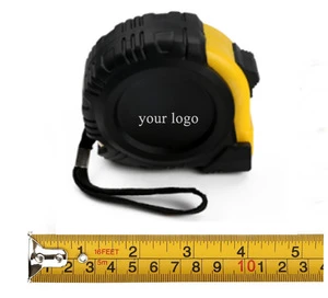 ABS+RUBBER 5M 7.5M OEM Steel Tape Measure in Inch with label