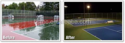 Acrylic sports court flooring material indoor sports surfaces tennis court surface