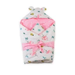 Adjustable Baby Organic Wrap Set Newborns Muslin Swaddle Blanket