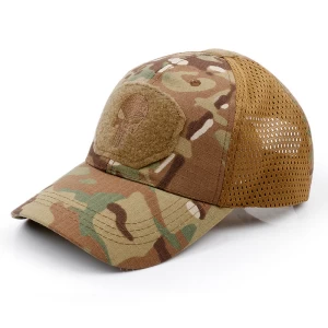 Adjustable Camouflage High Quality Solid Color Blank Hat Custom 6 Panel Sports Embroidered Baseball Cap