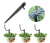 Import Adjustable Irrigation Drip Emitters Adjustable 360 Degree Water Flow Drip Irrigation System Flower beds, Vegetable Gardens from China