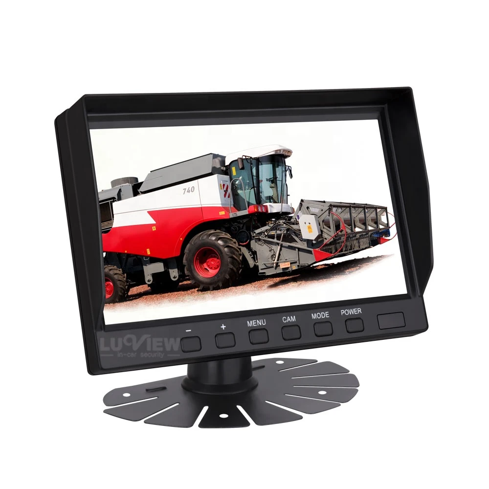 AHD 7 inch digital LCD monitor with Switch Mirror Flip function
