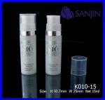 airless pump bottle for cosmetics 30ml 50ml 100ml 150ml plastic airless pump bottle