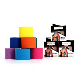 Ali-baba top selling Orthopedics support Sports safety therapy muscle Physiotherapy cotton kinesiology tape