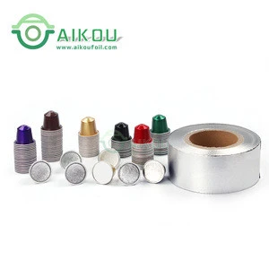 Aluminum foil  empty capsules coffee espresso for Ground Coffee Cup from China