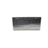 Aluminum Nameplate Metal Ultra Thin Brand logo Folded edge License Plate With 4 holes