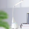 Amazon 2021 battery power lamp usb with blue speaker hotel bedside lamp bedside table lamp