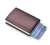 Import Amazon Hot Sale Fashion Trend Pu Leather Cover Ultra Thin Automatic Pop-up RFID Blocking Card Wallet from China