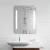 Import Amazon Hot Sales High Quality Wall Decorative LED Bathroom Mirror Fogless Vanity Mirror with Touch Screen led mirror from China