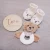 Import Amazon hot wood crafts 10x10x0.3cm  wooden baby milestone cards from China